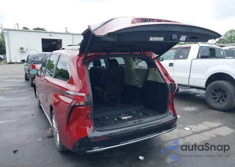 2021 Toyota Sienna Platinum из США, поврежденный, VIN 5TDERKECXMS016865